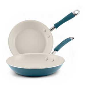 2-Piece Cucina Ceramic Nonstick Skillet Set