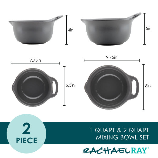 2-Piece Ceramic Mixing Bowl Set - Image 13