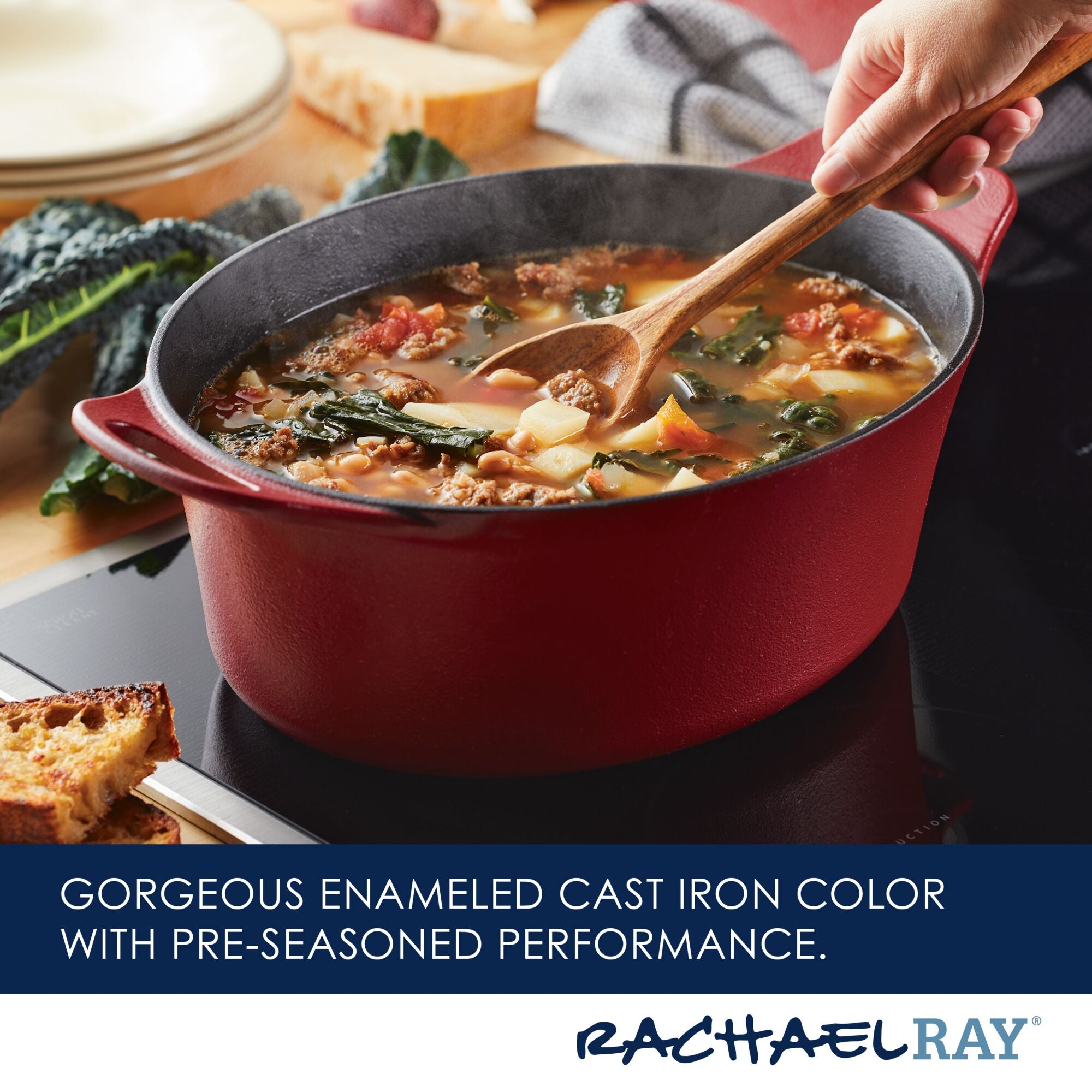 6.5-Quart NITRO Cast Iron Dutch Oven - Image 5