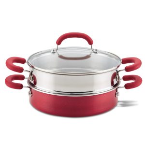 3-Quart Create Delicious Nonstick Induction Steamer Set